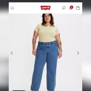 NWT Levi's Baggy Dad Jeans 18W